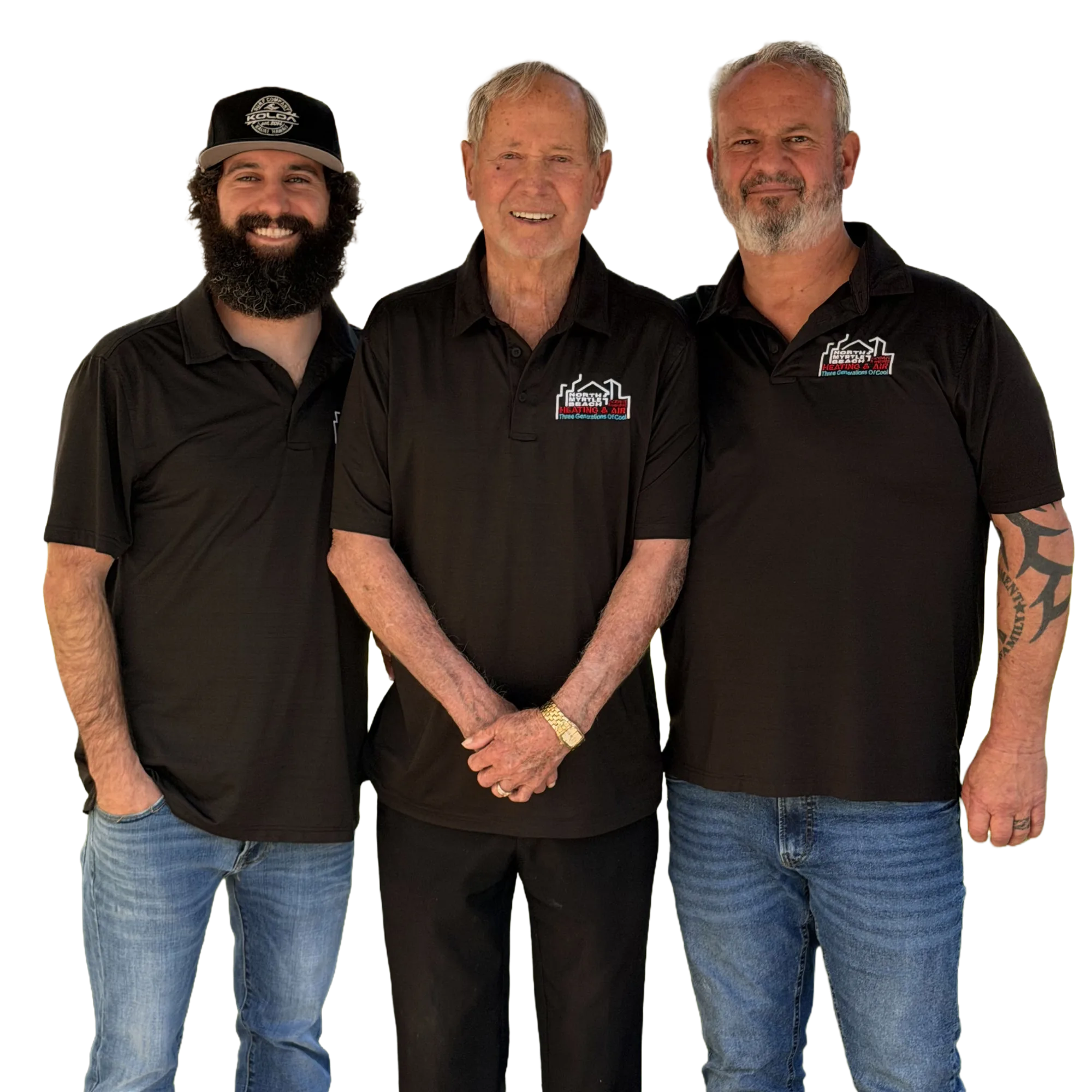 North Myrtle Beach Heating & Air team shown on its existing website